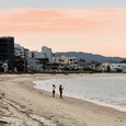 長垂海岸の夕景