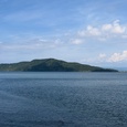 今津から望む能古島