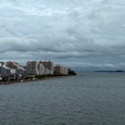 雨の愛宕浜