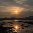 今津湾の夕日