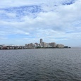 室見川河口から見る愛宕浜