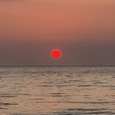 夕日