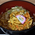 サービスエリアで食べたかき揚げそば