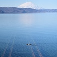 洞爺湖と羊蹄山