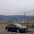 旅行中に借りていたインプレッサ（ほぼ新車）