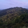 鐘撞山から見る高祖山