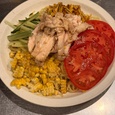 低温調理鶏で作った冷やし中華