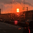 ゲリラ豪雨の都市高速