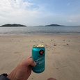 長垂海岸でビール