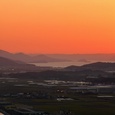 毘沙門山から見る糸島の夕景