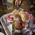 脊振山系全山縦走：三瀬峠で補給