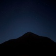 坊がつるから見る夜の三俣山