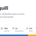 GitHub - quilljs/quill: Quill is a modern WYSIWYG editor built for compatibility and extensibility.
