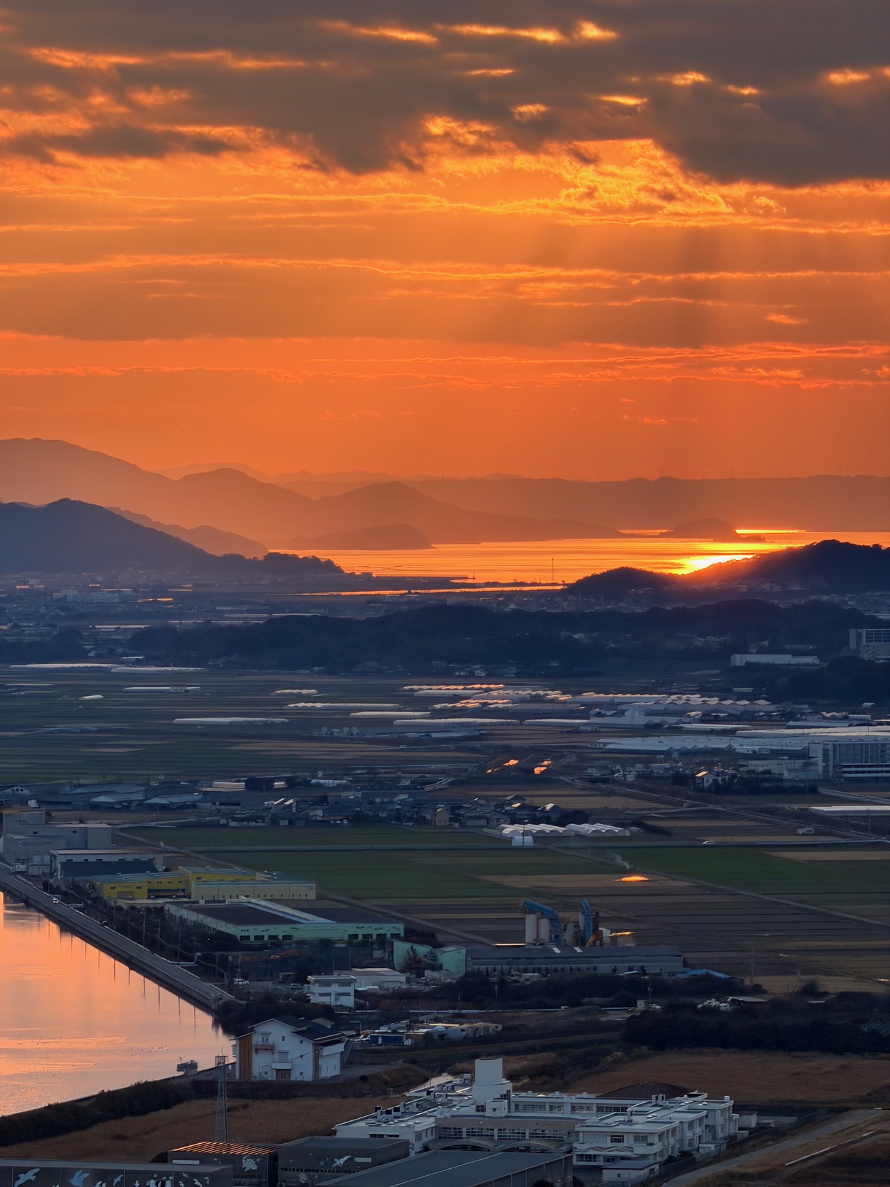 毘沙門山から糸島二丈方面