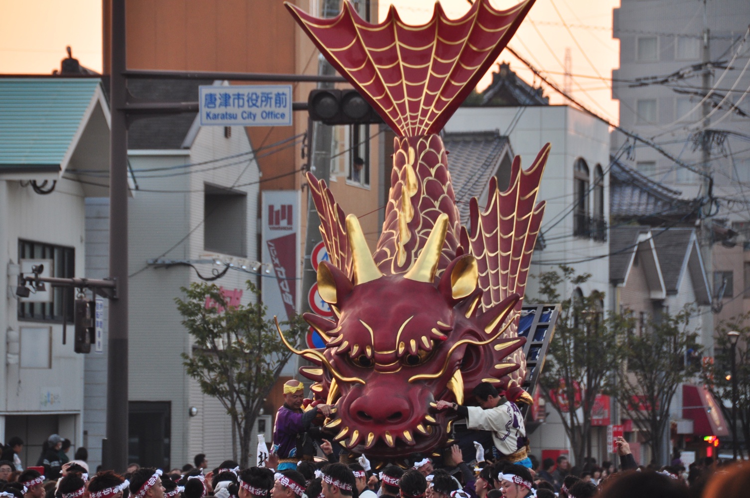 Hikiyama at Karatsu kunchi