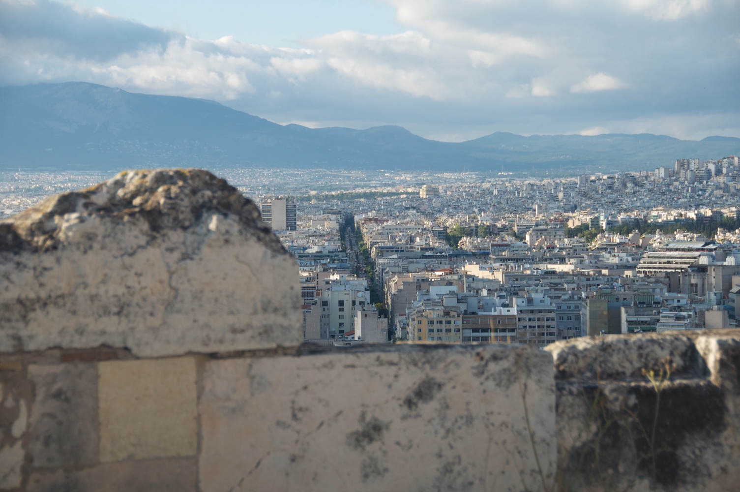 Athens city view from Acropoli