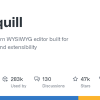 GitHub - slab/quill: Quill is a modern WYSIWYG editor built for compatibility and extensibility · GitHub